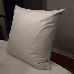 Feather down euro pillow insert 25 in. X 25 in.